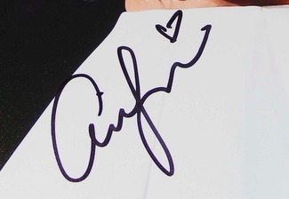 Authentic Ariana Grande  Autograph Exemplar