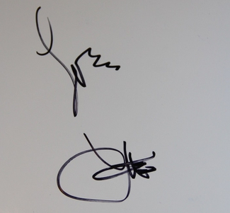 Authentic Cher  Autograph Exemplar