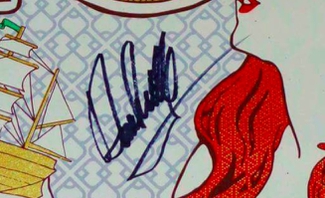 Authentic David Crosby  Autograph Exemplar