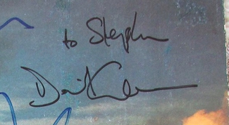 Authentic David Gilmour  Autograph Exemplar
