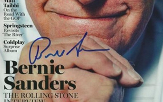 Authentic Bernie Sanders  Autograph Exemplar