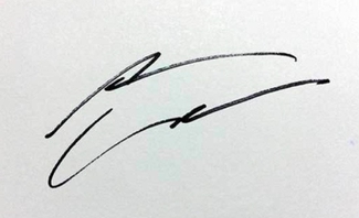 Authentic Andrew Garfield  Autograph Exemplar