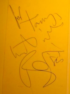 Authentic David Bowie  Autograph Exemplar