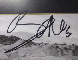Authentic Bono  Autograph Exemplar