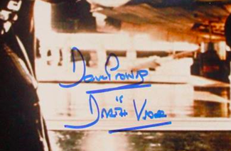 Authentic Dave Prowse  Autograph Exemplar