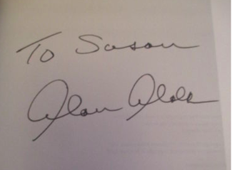 Authentic Alan Alda  Autograph Exemplar