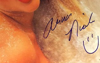 Authentic Anna Nicole Smith  Autograph Exemplar