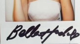 Authentic Bella Hadid  Autograph Exemplar