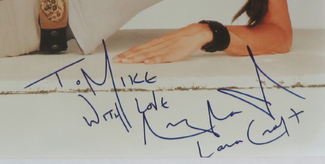 Authentic Angelina Jolie  Autograph Exemplar