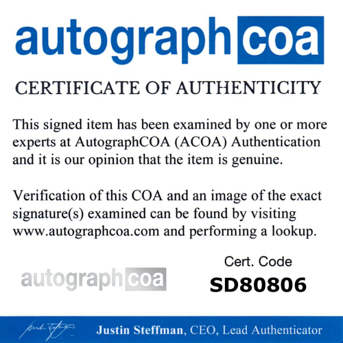 4x4 sized ACOA Certification Card 4x4 sized ACOA Certification Card