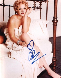 Authentic Drew Barrymore  Autograph Exemplar