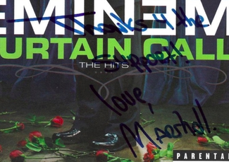Authentic Eminem  Autograph Exemplar