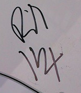 Authentic Billy Idol  Autograph Exemplar