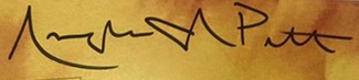 Authentic Angelina Jolie  Autograph Exemplar