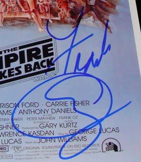 Authentic Frank Oz  Autograph Exemplar