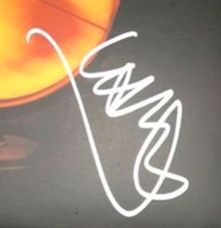 Authentic Chris Martin  Autograph Exemplar