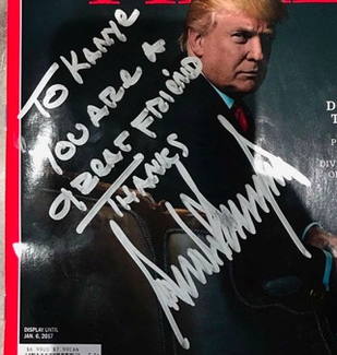 Authentic Donald Trump  Autograph Exemplar