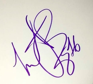 Authentic Charlie Watts  Autograph Exemplar