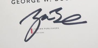 Authentic George H.W. Bush  Autograph Exemplar