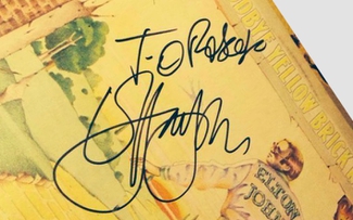 Authentic Elton John  Autograph Exemplar