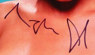 Authentic Angelina Jolie  Autograph Exemplar
