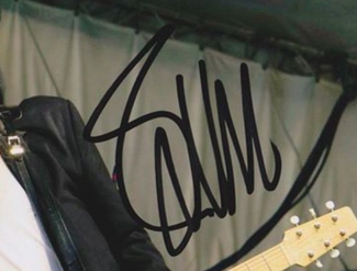 Authentic Billy Gibbons  Autograph Exemplar