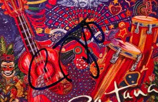 Authentic Carlos Santana  Autograph Exemplar