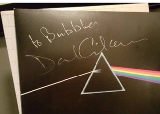 Authentic David Gilmour  Autograph Exemplar