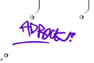 Authentic Ad-Rock  Autograph Exemplar