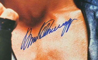 Authentic Arnold Schwarzenegger  Autograph Exemplar