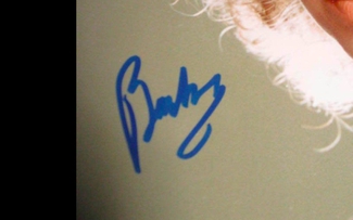Authentic Barbra Streisand  Autograph Exemplar