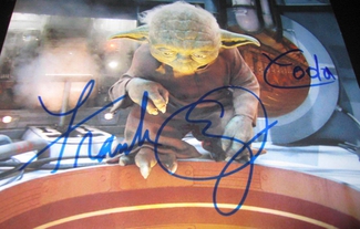 Authentic Frank Oz  Autograph Exemplar