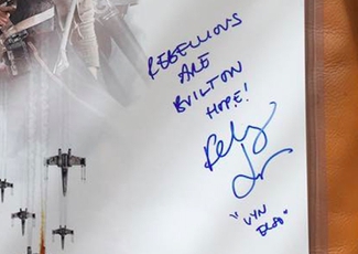 Authentic Felicity Jones  Autograph Exemplar