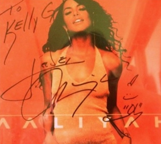Authentic Aaliyah  Autograph Exemplar