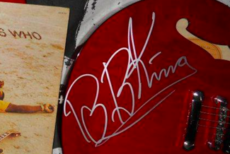Authentic B.B. King  Autograph Exemplar