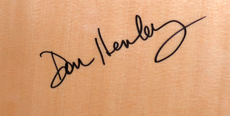 Authentic Don Henley  Autograph Exemplar