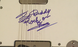 Authentic Bo Diddley  Autograph Exemplar