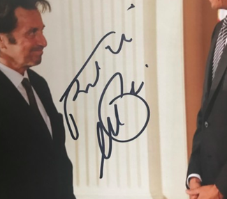 Authentic Al Pacino  Autograph Exemplar