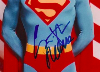 Authentic Christopher Reeve  Autograph Exemplar
