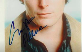 Authentic Christopher Reeve  Autograph Exemplar