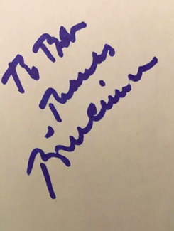 Authentic Bill Clinton  Autograph Exemplar