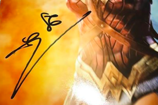 Authentic Gal Gadot  Autograph Exemplar