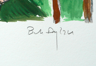 Authentic Bob Dylan  Autograph Exemplar