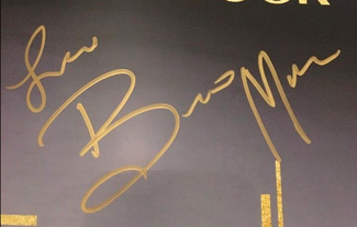 Authentic Bruno Mars  Autograph Exemplar
