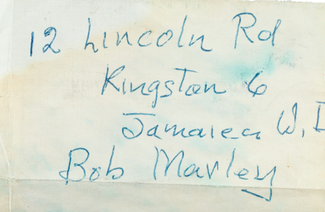 Authentic Bob Marley  Autograph Exemplar