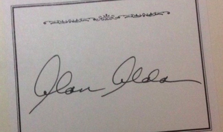 Authentic Alan Alda  Autograph Exemplar
