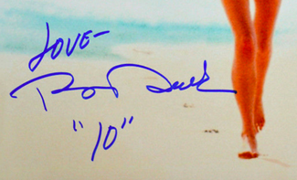 Authentic Bo Derek  Autograph Exemplar