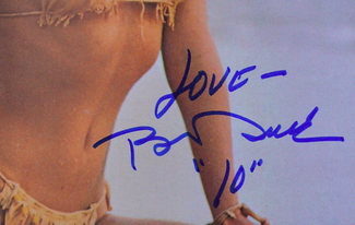 Authentic Bo Derek  Autograph Exemplar
