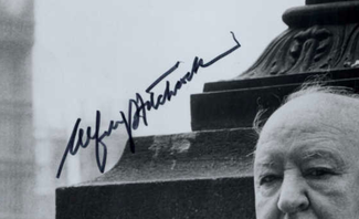 Authentic Alfred Hitchcock  Autograph Exemplar