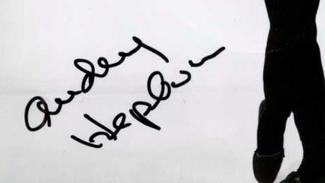 Authentic Audrey Hepburn  Autograph Exemplar